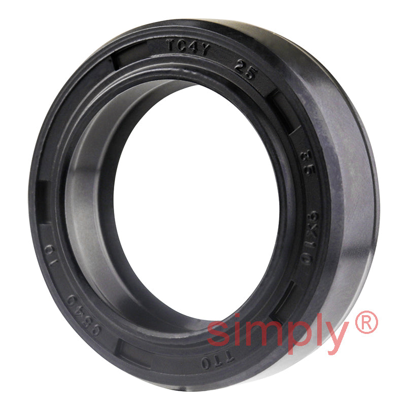 25x35x9TC4/10Y Metric Fork and Damper Nitrile Rubber Oil Seal with Extra Internal Sealing Profile and Raised Outer Sealing Band on Outside Diameter