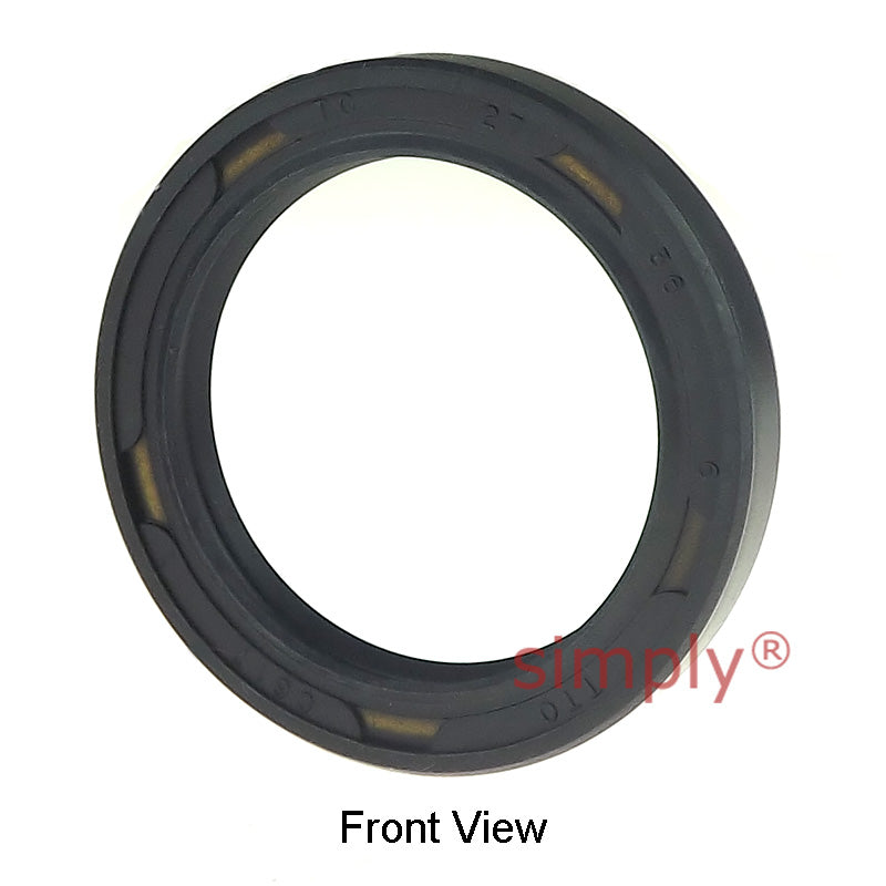 27x36x6mm Nitrile Rubber Double Lip Rotary Shaft Oil Seal with Garter Spring TC / R23