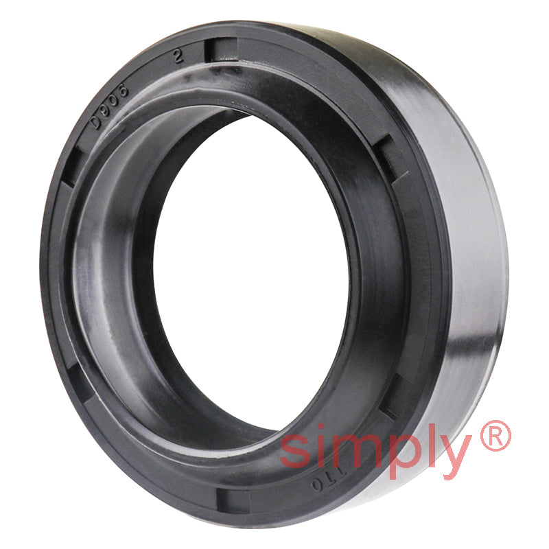 27x37x7.5TC4/9.5 Metric Fork and Damper Nitrile Rubber Oil Seal with Extra Internal Sealing Profile and Raised Outer Sealing Band on Outside Diameter