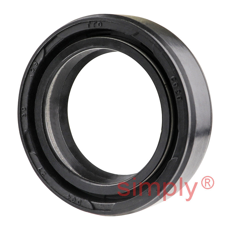 27x39x10.5DC4SS Metric Fork and Damper Nitrile Rubber Oil Seal with 2 Opposite Facing Individually Sprung Sealing Lips and Raised Outer Sealing Band on Outside Diameter
