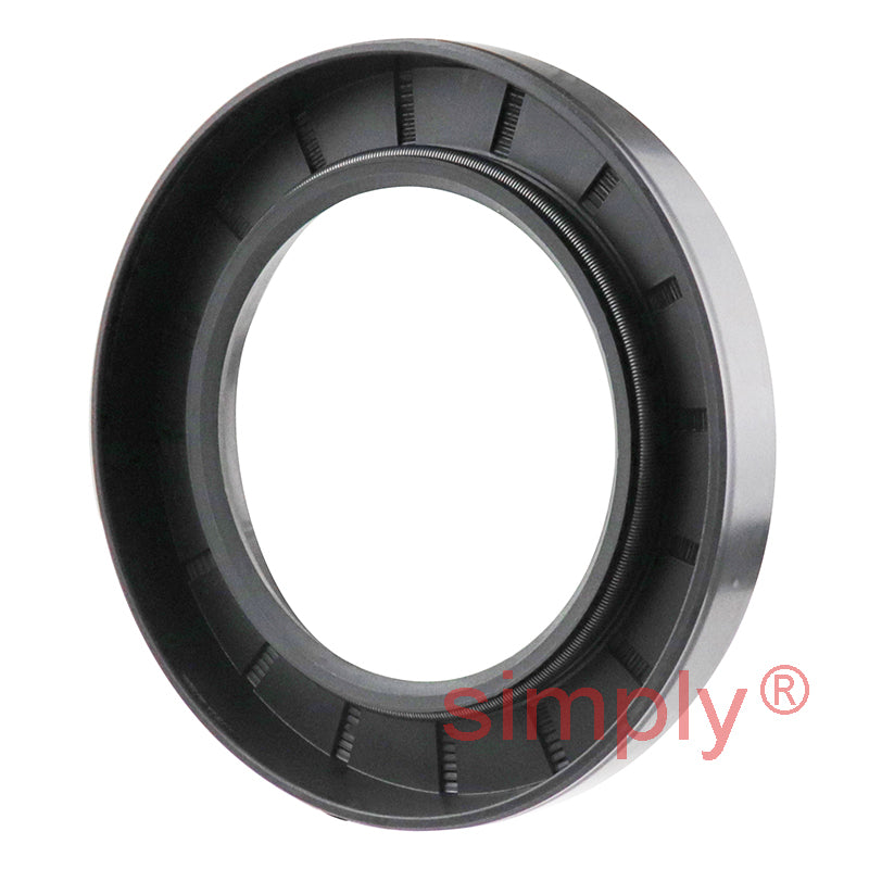 2.06x3.18x0.45 inch Nitrile Rubber Single Lip Rotary Shaft Oil Seal with Garter Spring R21 / SC