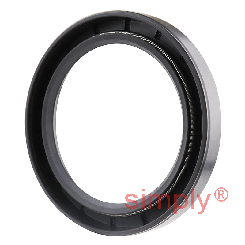 2.12x2.87x0.37 inch Nitrile Rubber Single Lip Rotary Shaft Oil Seal with Garter Spring R21 / SC