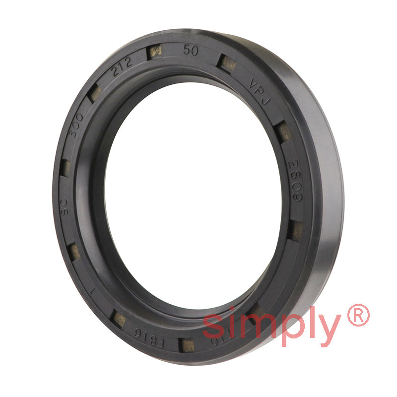 2.12x3x0.5 inch Nitrile Rubber Single Lip Rotary Shaft Oil Seal with Garter Spring R21 / SC