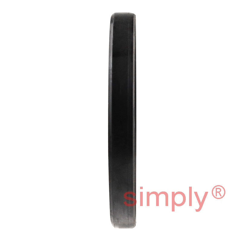 2.56x3.37x0.37 inch Nitrile Rubber Single Lip Rotary Shaft Oil Seal with Garter Spring R21 / SC Style