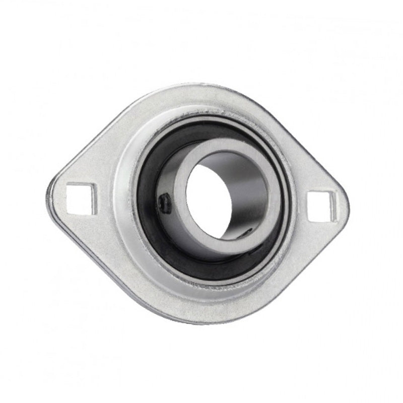 SBPFL205-13 Oval 2 Bolt Pressed Steel Bearing Housing with 13/16 inch insert