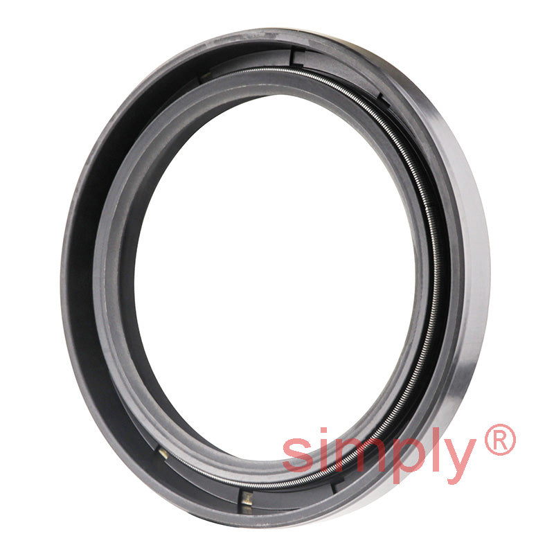 2x2.62x0.31 inch Nitrile Rubber Double Lip Rotary Shaft Oil Seal with Garter Spring R23 / TC Style