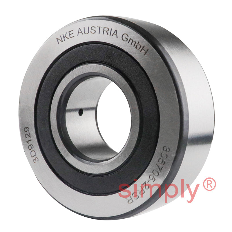 3057052RSR Double Row Rubber Sealed Cam Roller Cylindrical Outer 25x62x20.6mm