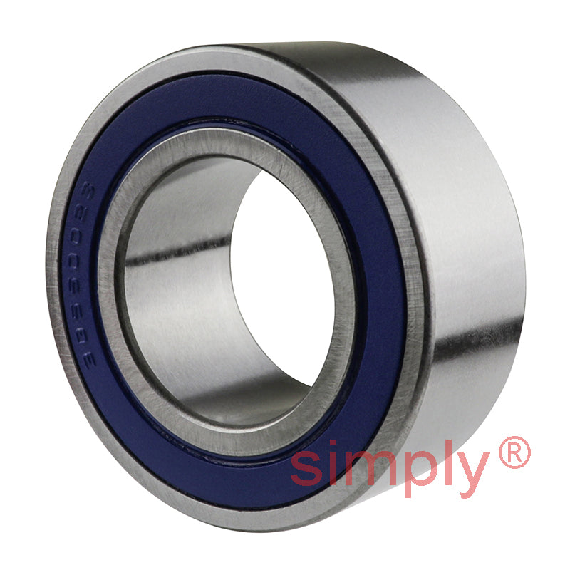 30BD40DF2 Major Branded Rubber Sealed Air Conditioner Double Row Deep Groove Ball Bearing 30x55x23mm