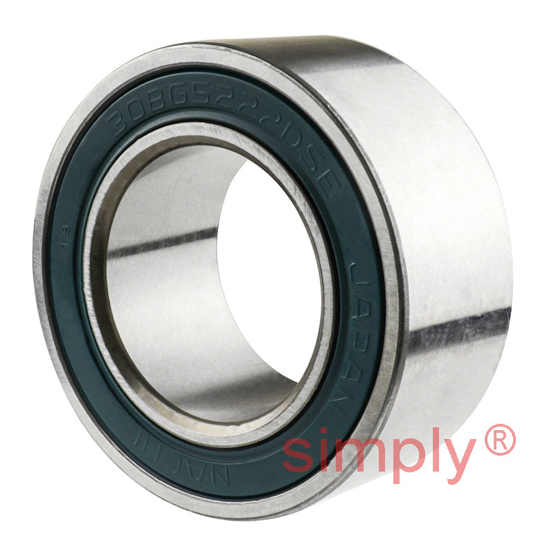 30BG05S2G2DS Major Branded Rubber Sealed Air Conditioner Double Row Deep Groove Ball Bearing 30x52x22mm