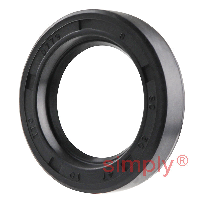 30x47x10mm Nitrile Rubber Single Lip Rotary Shaft Oil Seal with Garter Spring SC / R21