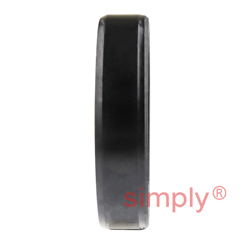 33x46x10.5DC4SS Metric Fork and Damper Nitrile Rubber Oil Seal with 2 Opposite Facing Individually Sprung Sealing Lips and Raised Outer Sealing Band on Outside Diameter
