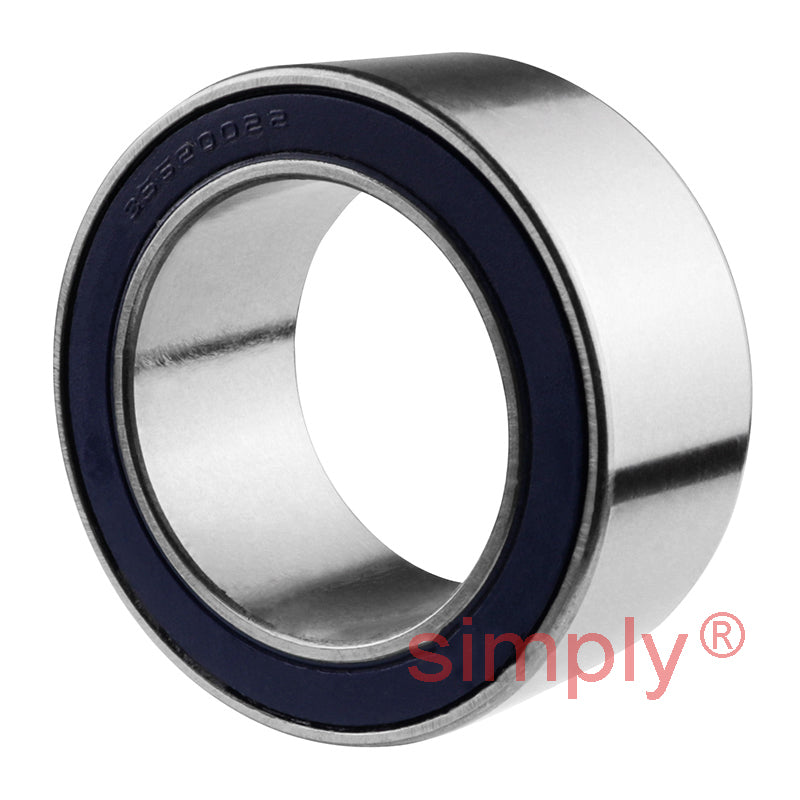 35BG52222DL Major Branded Rubber Sealed Air Conditioner Double Row Deep Groove Ball Bearing 35x52x22mm