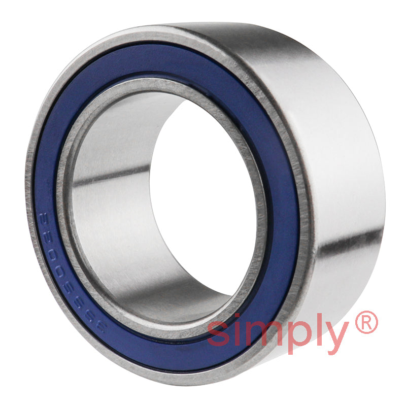 35BG55222DL Major Branded Rubber Sealed Air Conditioner Double Row Deep Groove Ball Bearing 35x55x22mm