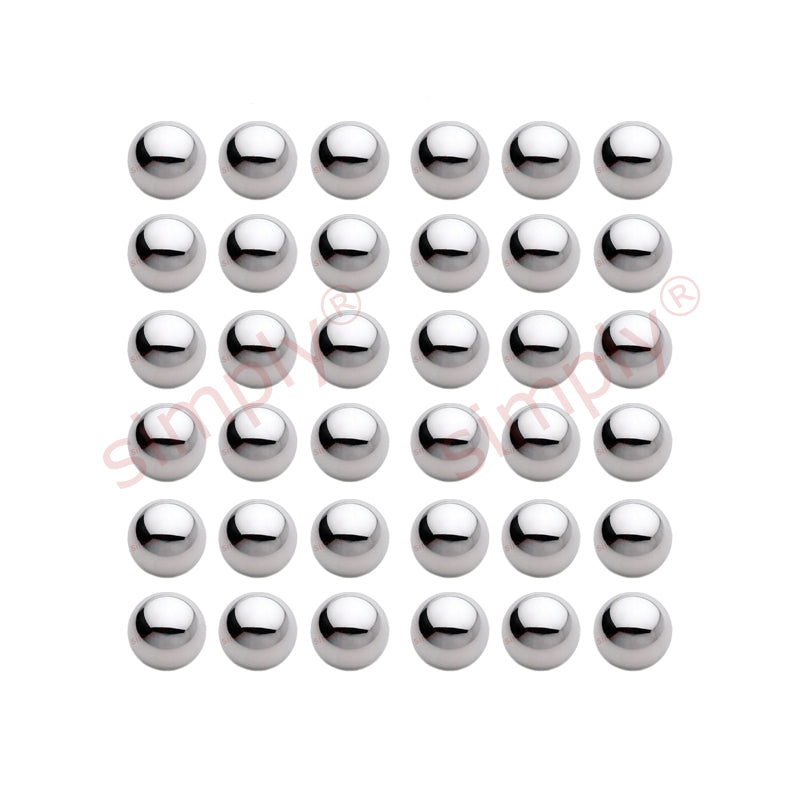 Pack of 36 Weldtite 3/16 inch Case Hardened Bicycle Ball Bearings