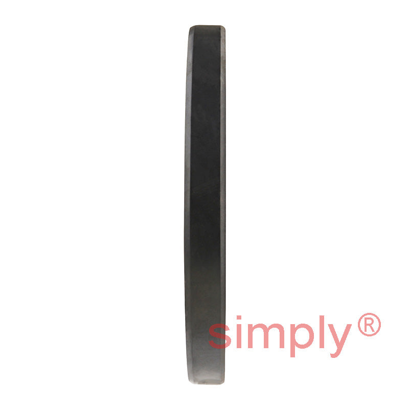 3.68x5.12x0.5 inch Nitrile Rubber Double Lip Rotary Shaft Oil Seal with Garter Spring R23 / TC Style