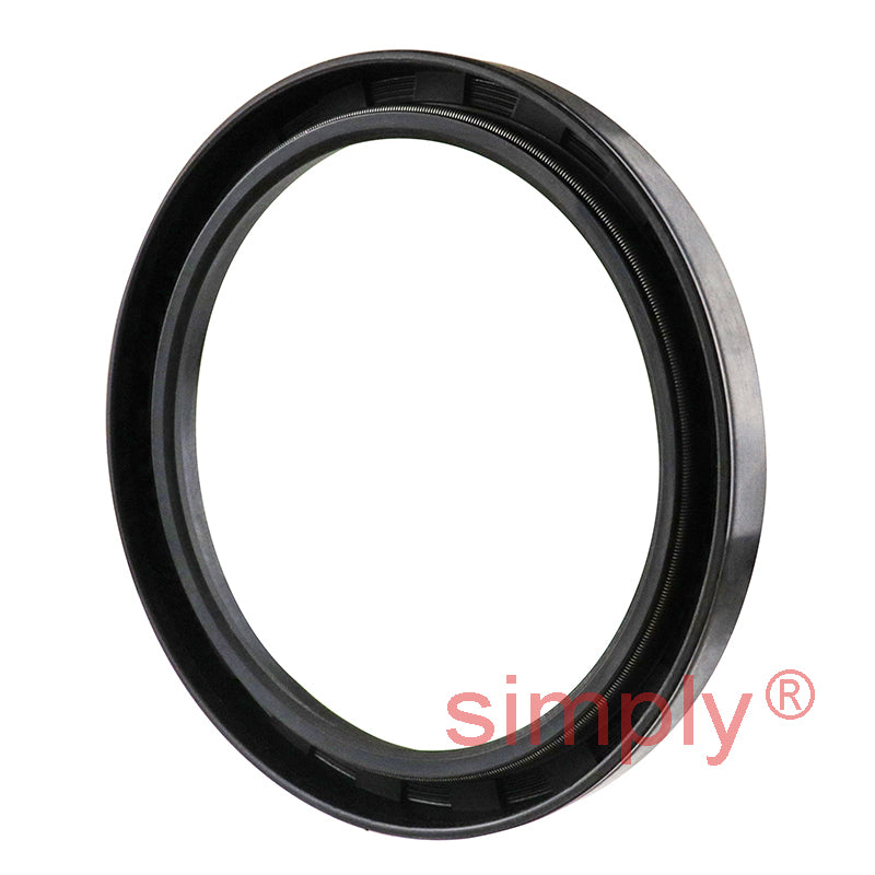 3.87x4.87x0.5 inch Nitrile Rubber Single Lip Rotary Shaft Oil Seal with Garter Spring R21 / SC