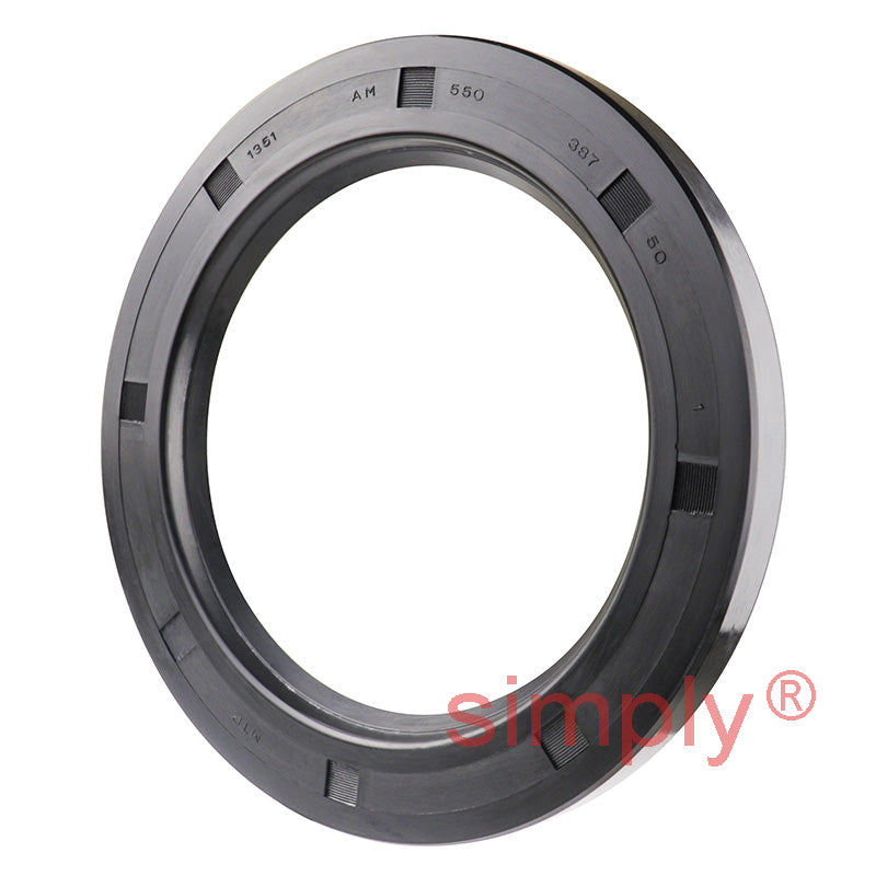 3.87x5.5x0.5 inch Nitrile Rubber Single Lip Rotary Shaft Oil Seal with Garter Spring R21 / SC