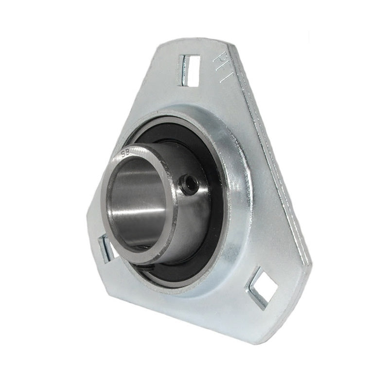 SBPFT205-13 Pressed Steel 3 Bolt Triangle Flange Housing with 13/16 inch insert
