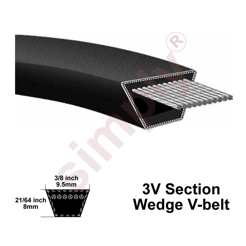 3V1400 Pix Narrow Profile V-Belt