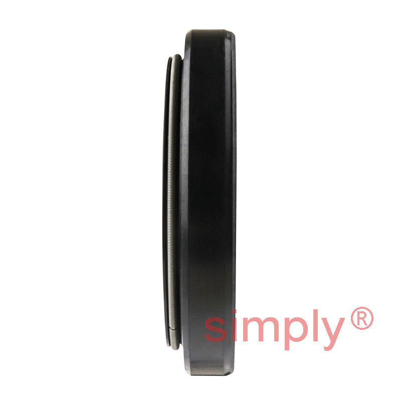 40x49.5x7DC4/9.5Y Metric Fork and Damper Nitrile Rubber Oil Seal with 2 Opposite Facing Individually Sprung Sealing Lips and Raised Outer Sealing Band on Outside Diameter