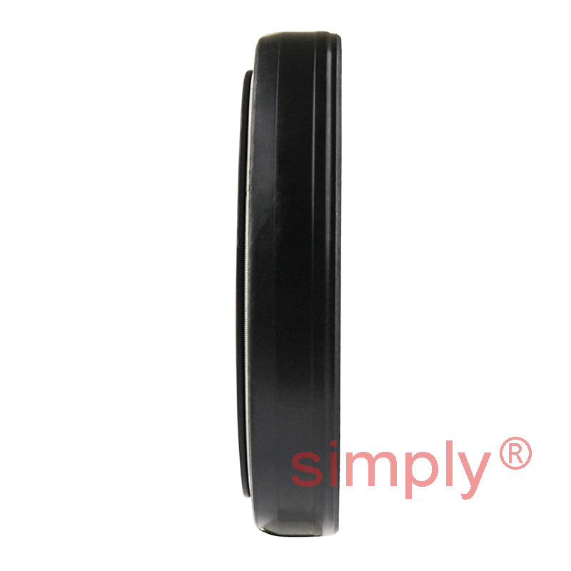 46X58X9.5/11DC4 Metric Fork and Damper Nitrile Rubber Oil Seal with 2 Opposite Facing Individually Sprung Sealing Lips and Raised Outer Sealing Band on Outside Diameter