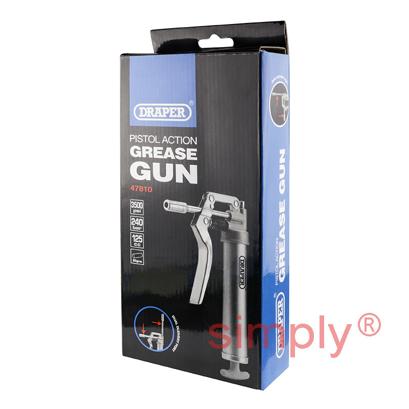 125cc Draper 47810 Pistol-Type Grease Gun
