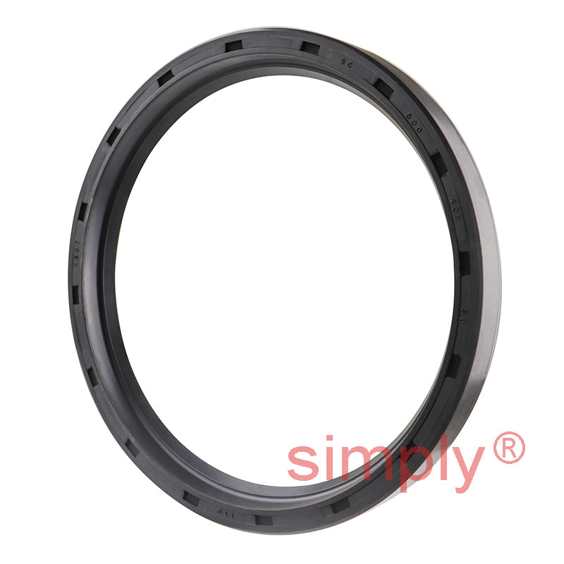 4.25x5x0.5 inch Nitrile Rubber Single Lip Rotary Shaft Oil Seal with Garter Spring R21 / SC