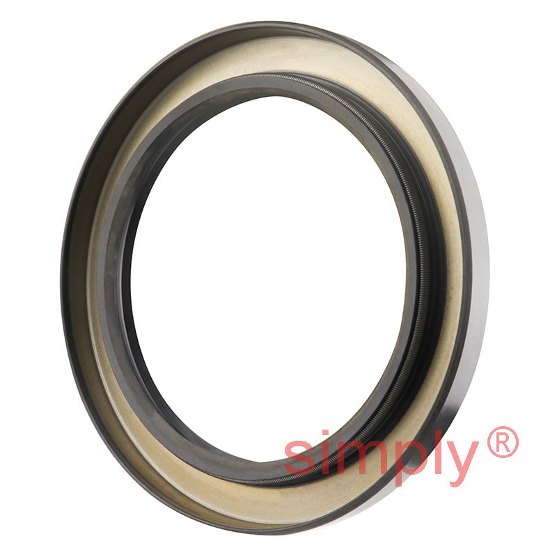 4.5x6.12x0.56 inch Nitrile Rubber Double Lip Rotary Shaft Oil Seal with Garter Spring R23 / TC Style