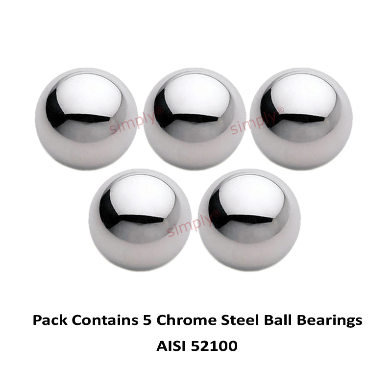 3/32 inch Diameter Grade 1000 Hardened 52100 Carbon Steel Ball Bearing