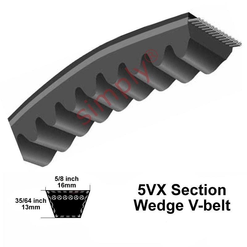 5VX670 Pix Narrow Profile Cogged V-Belt