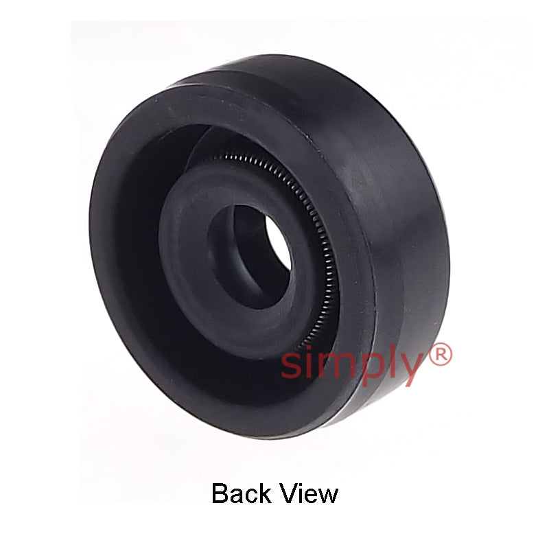 5x15x6mm Nitrile Rubber Double Lip Rotary Shaft Oil Seal with Garter Spring TC / R23