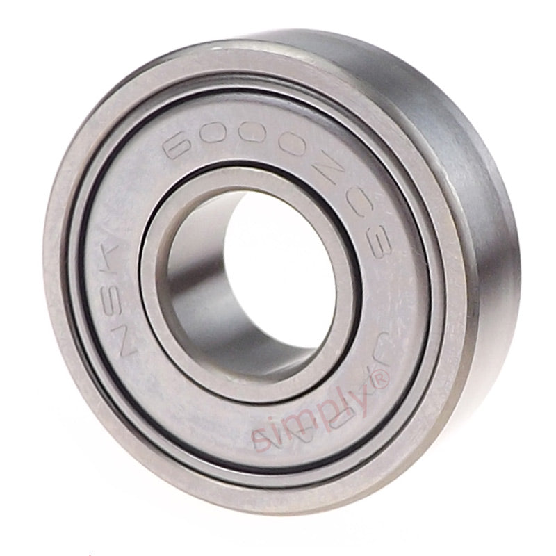 NSK 6000ZZC3 Metal Shielded Deep Groove Ball Bearing 10x26x8mm