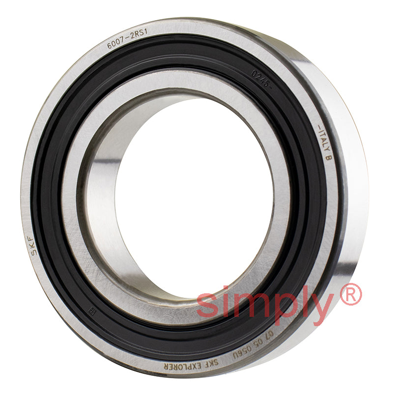 SKF 60072RS1 Rubber Sealed Deep Groove Ball Bearing 35x62x14mm
