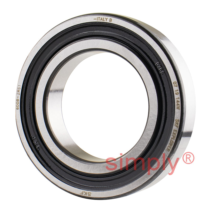 SKF 60082RS1 Rubber Sealed Deep Groove Ball Bearing 40x68x15mm