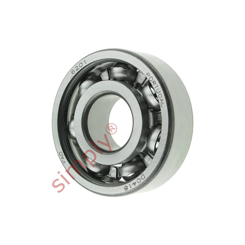 FAG 6201 Open Deep Groove Ball Bearing 12x32x10mm