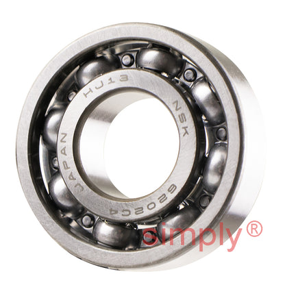 Major Branded 6202C4 Open Deep Groove Ball Bearing 15x35x11mm