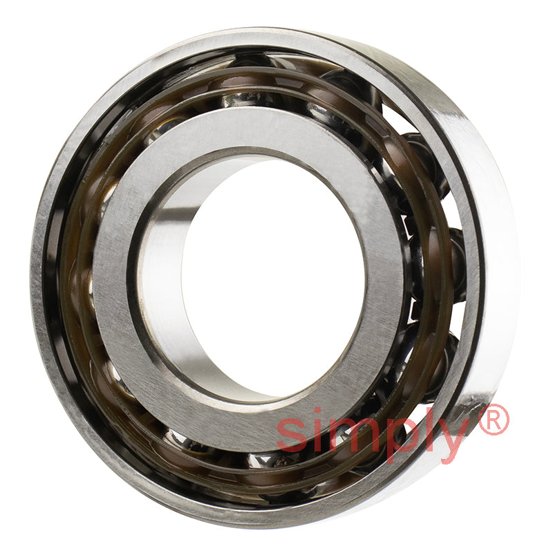 SKF 7207BECBP Single Row Angular Contact Ball Bearing 35x72x17mm