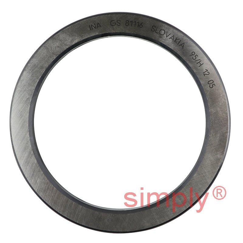 Major Brand 81116TN Cylindrical Roller Thrust Bearing with Nylon Cage 80x105x19mm