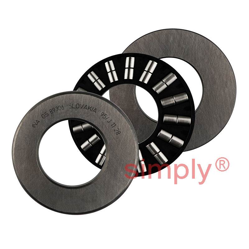 Major Brand 89306TN Cylindrical Roller Thrust Bearing with Nylon Cage 30x60x18mm