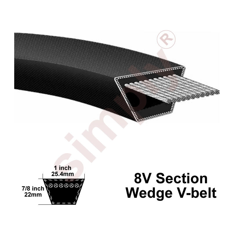 8V2000 Pix Narrow Profile V-Belt