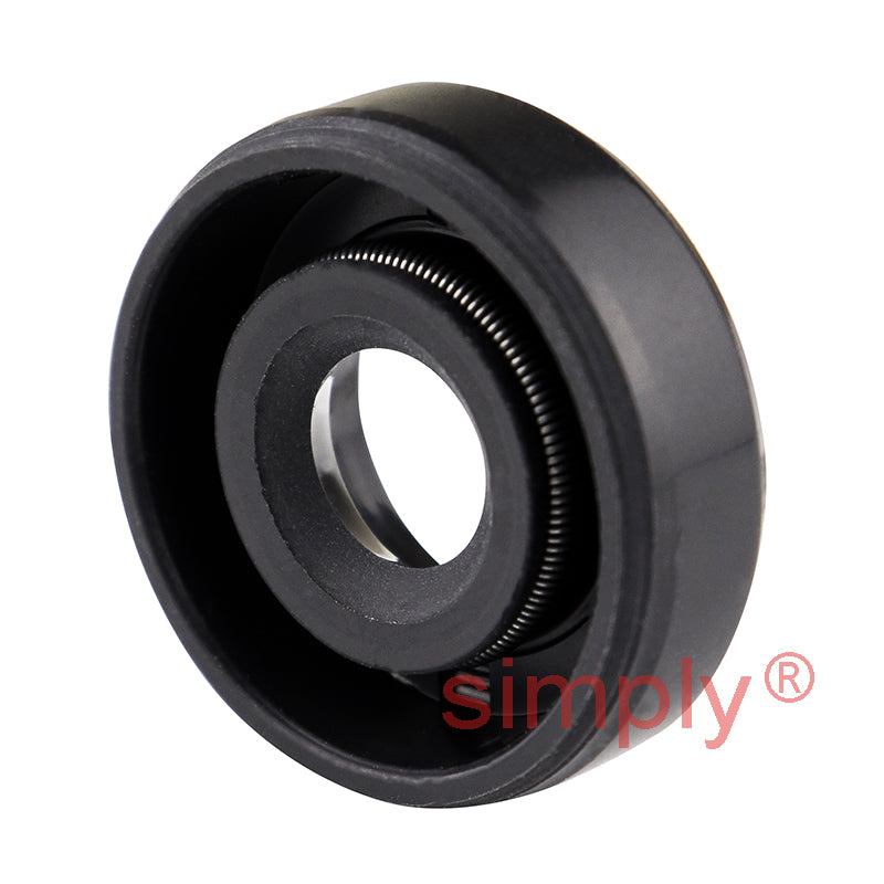 8x22x7mm Nitrile Rubber Single Lip Rotary Shaft Oil Seal with Garter Spring SC / R21