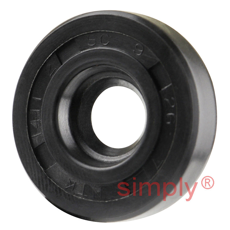 9x26x7mm Nitrile Rubber Single Lip Rotary Shaft Oil Seal with Garter Spring SC / R21