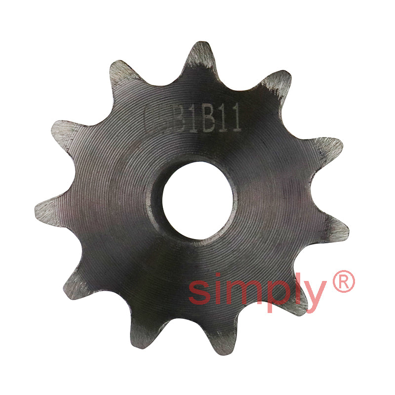 11 Tooth 05B Simplex Pilot Bore Sprocket for 8mm Pitch Chain