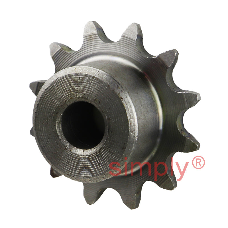 12 Tooth 05B Simplex Pilot Bore Sprocket for 8mm Pitch Chain