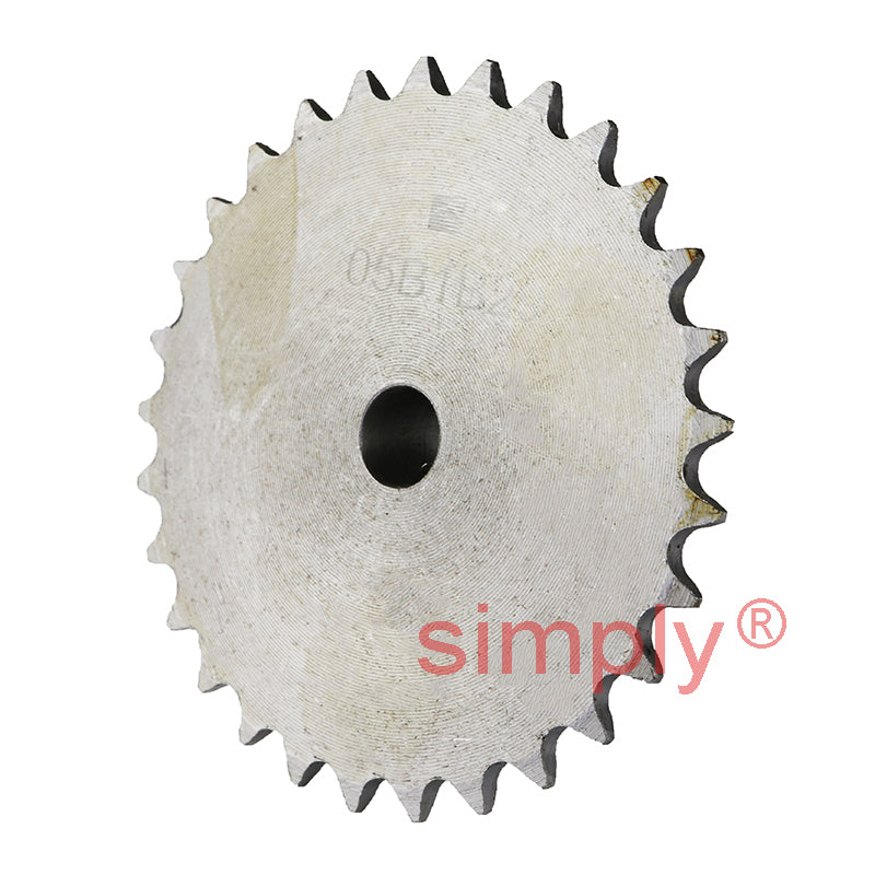 29 Tooth 05B Simplex Pilot Bore Sprocket for 8mm Pitch Chain