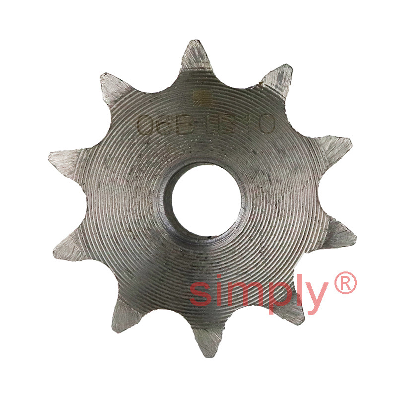 10 Tooth 06B Simplex Pilot Bore Sprocket for 3/8 inch Pitch Chain