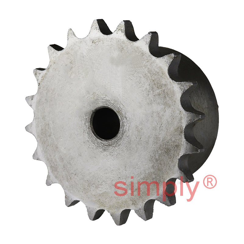 20 Tooth 06B Simplex Pilot Bore Sprocket for 3/8 inch Pitch Chain