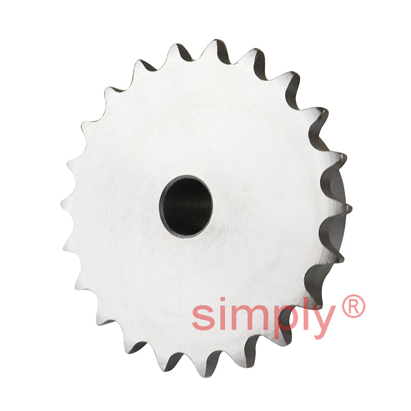 22 Tooth 06B Simplex Pilot Bore Sprocket for 3/8 inch Pitch Chain