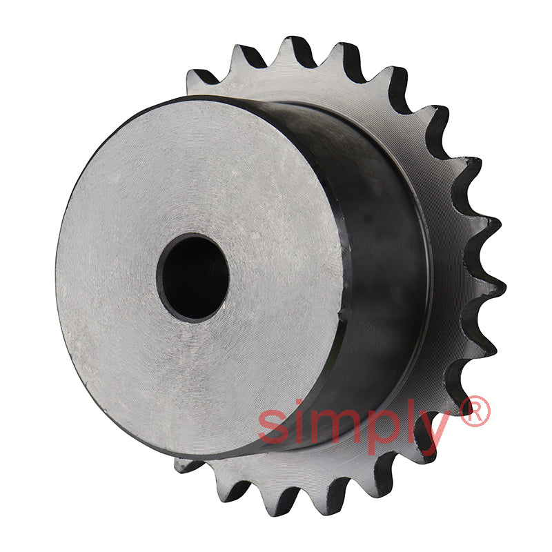 24 Tooth 06B Simplex Pilot Bore Sprocket for 3/8 inch Pitch Chain