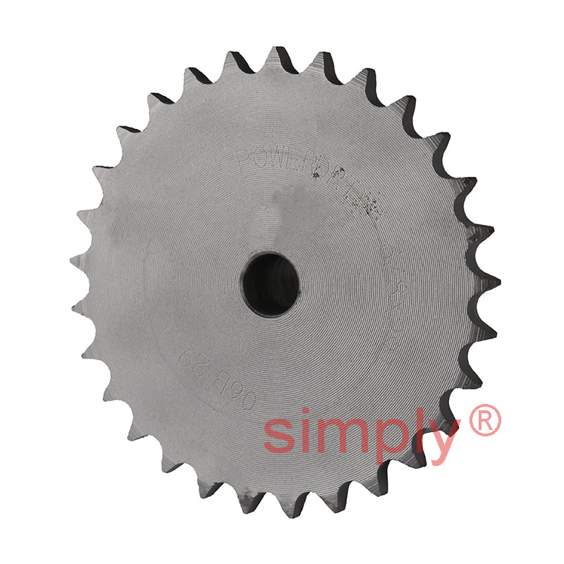 29 Tooth 06B Simplex Pilot Bore Sprocket for 3/8 inch Pitch Chain